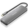 Aisens USB-C Dock 6 en 1 HDMI 4K, 2x USB-A, PD 100W, Gris